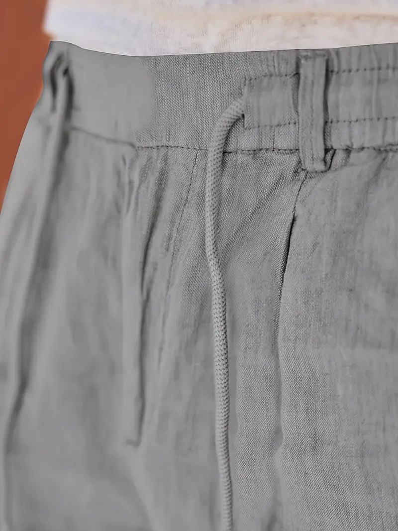Daniel™ | Relaxed Fit Linen Pants with Drawstring