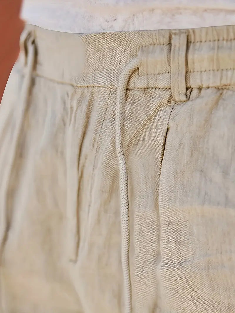 Daniel™ | Relaxed Fit Linen Pants with Drawstring