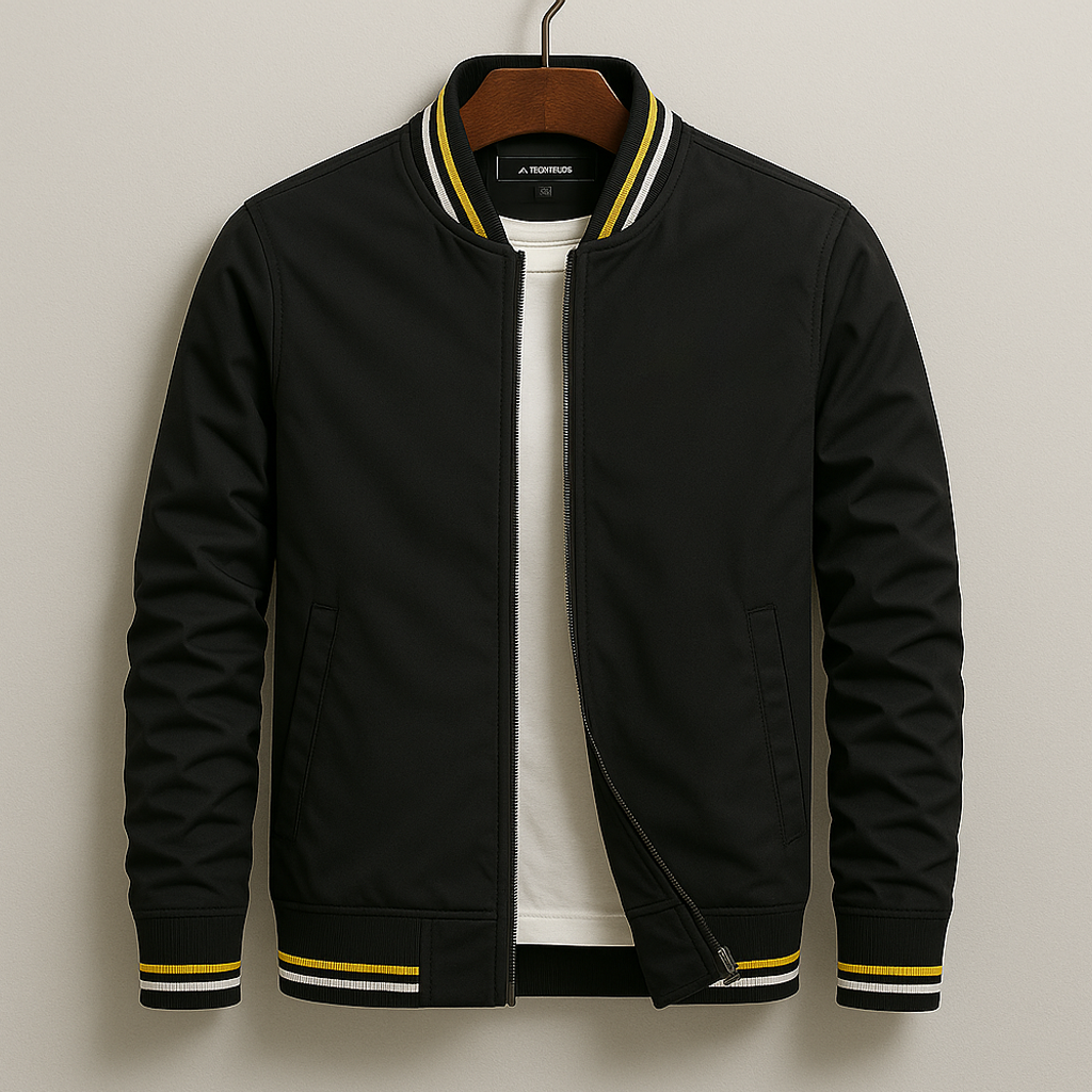 Jacob™ | Elegant Bomber Jacket with Stripes