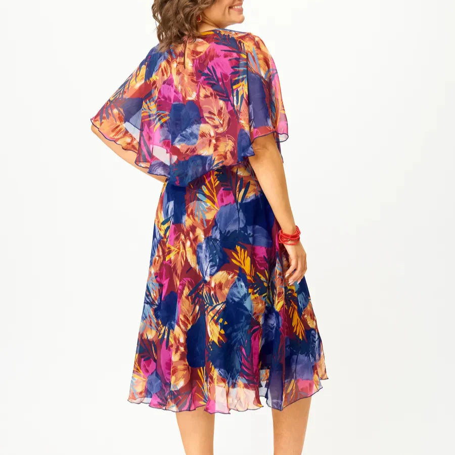 LILY | COMFORTABLE PLUS SIZE CHIFFON DRESS