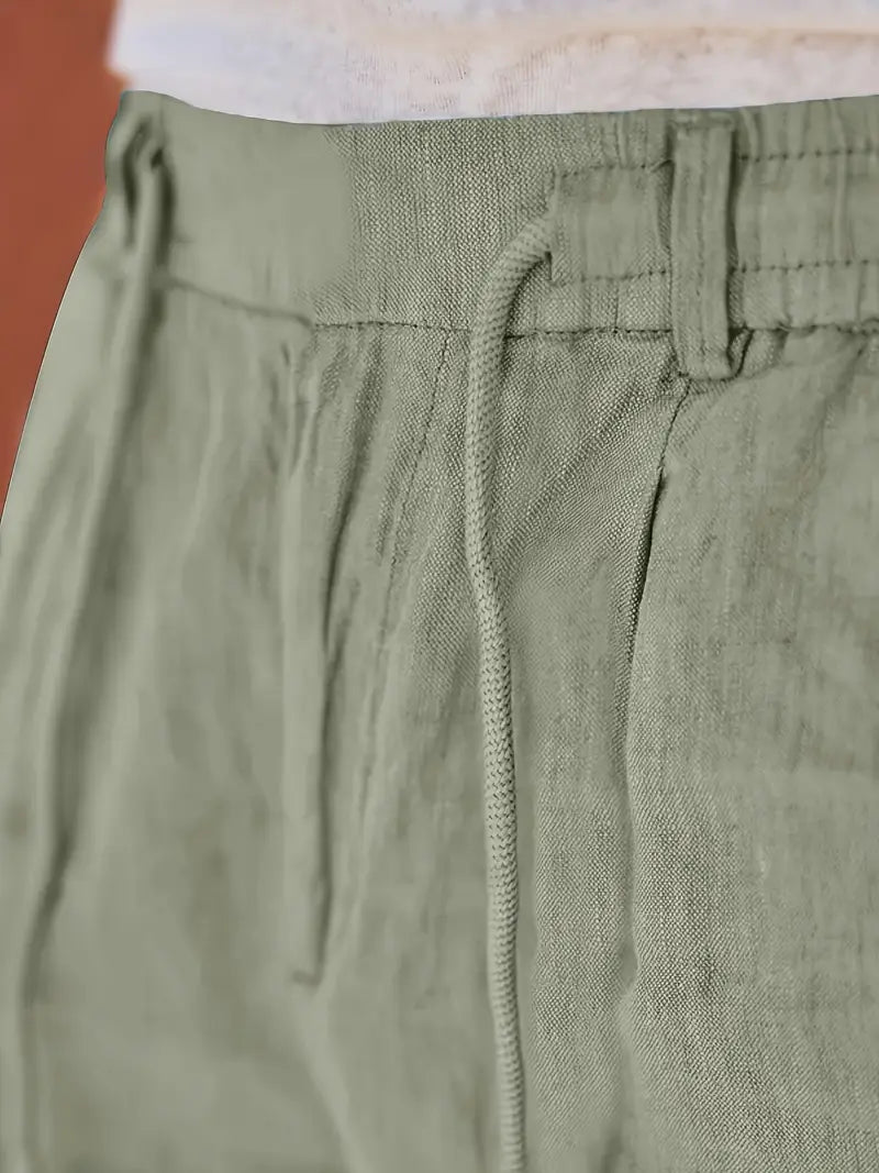 Daniel™ | Relaxed Fit Linen Pants with Drawstring