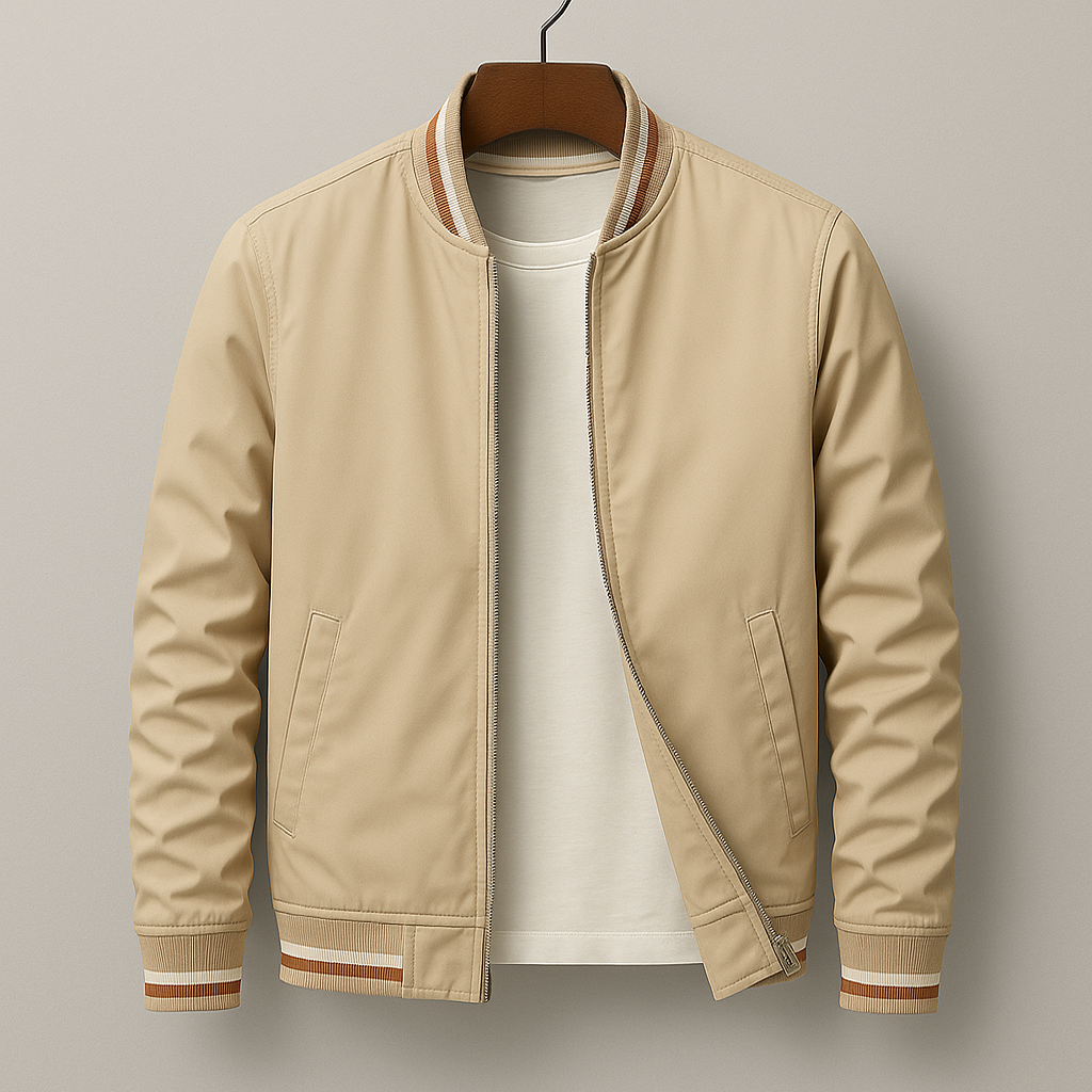 Jacob™ | Elegant Bomber Jacket with Stripes