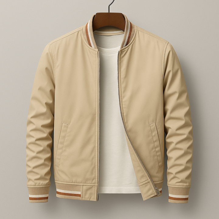 Jacob™ | Elegant Bomber Jacket with Stripes