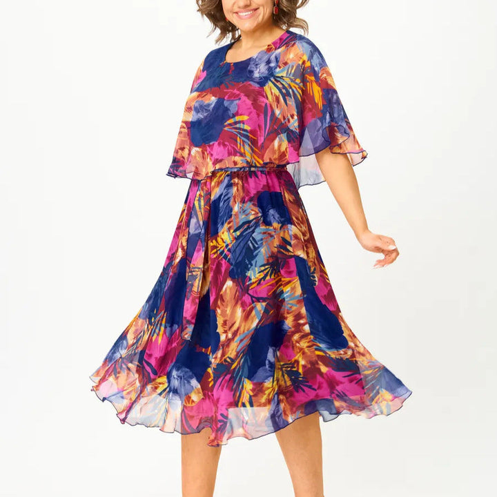 LILY | COMFORTABLE PLUS SIZE CHIFFON DRESS