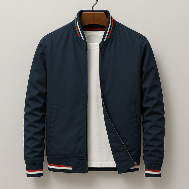 Jacob™ | Elegant Bomber Jacket with Stripes