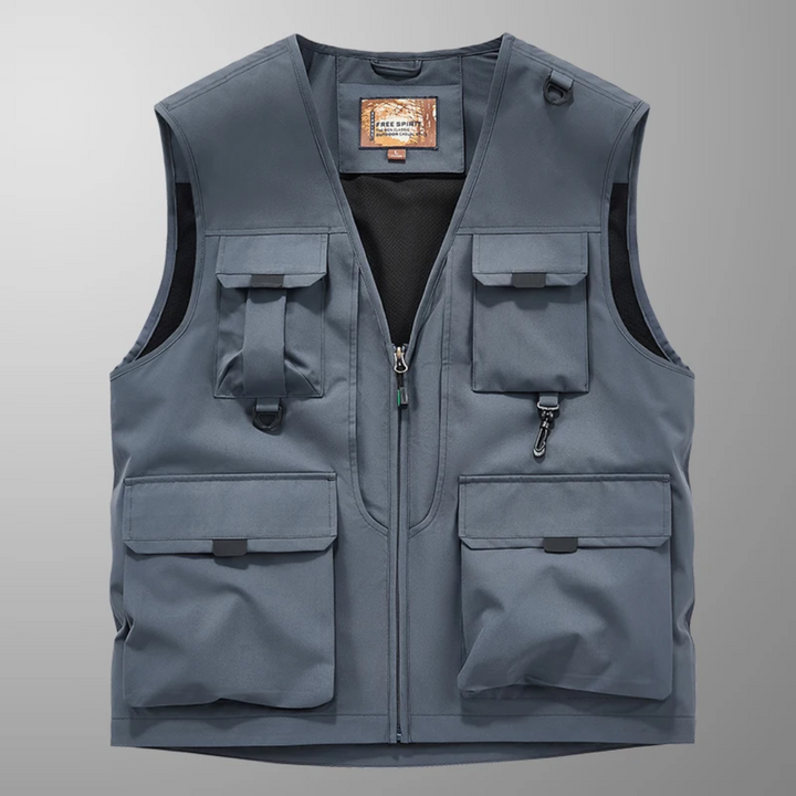 Jonathan- Multi-Pocket Breathable Outdoor Cargo Gilet