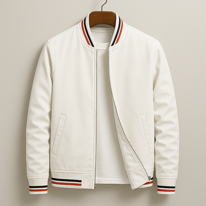Jacob™ | Elegant Bomber Jacket with Stripes