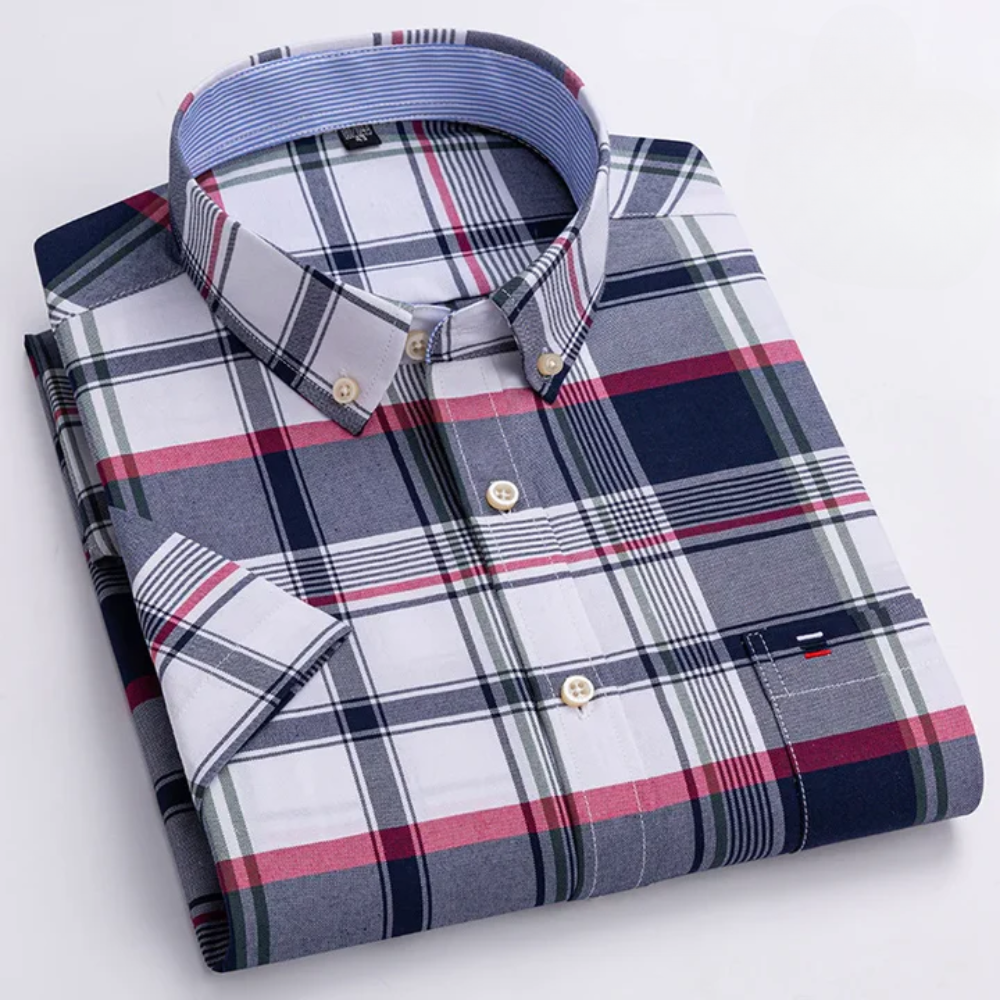 Peter - Classic Cotton Shirt With Pattern