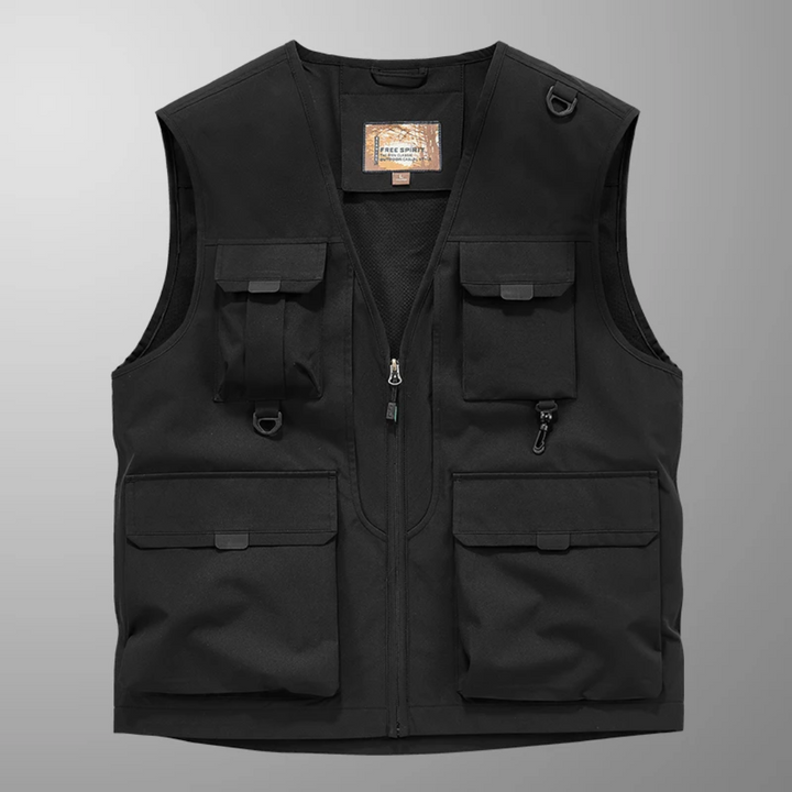 Jonathan- Multi-Pocket Breathable Outdoor Cargo Gilet