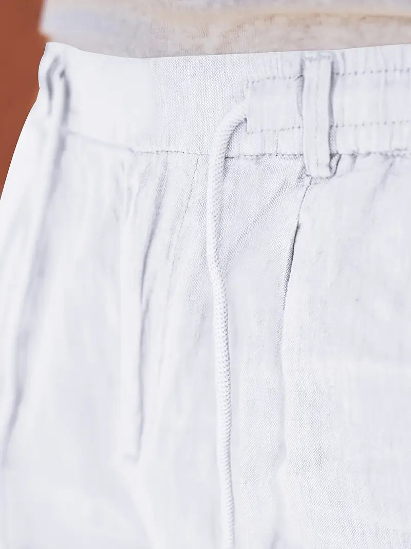 Daniel™ | Relaxed Fit Linen Pants with Drawstring