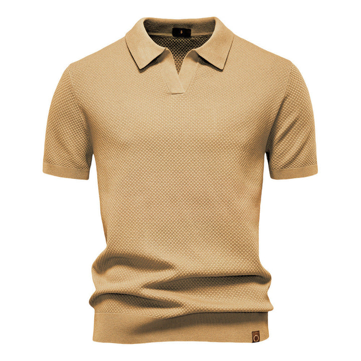 Rob – Textured Polo Shirt