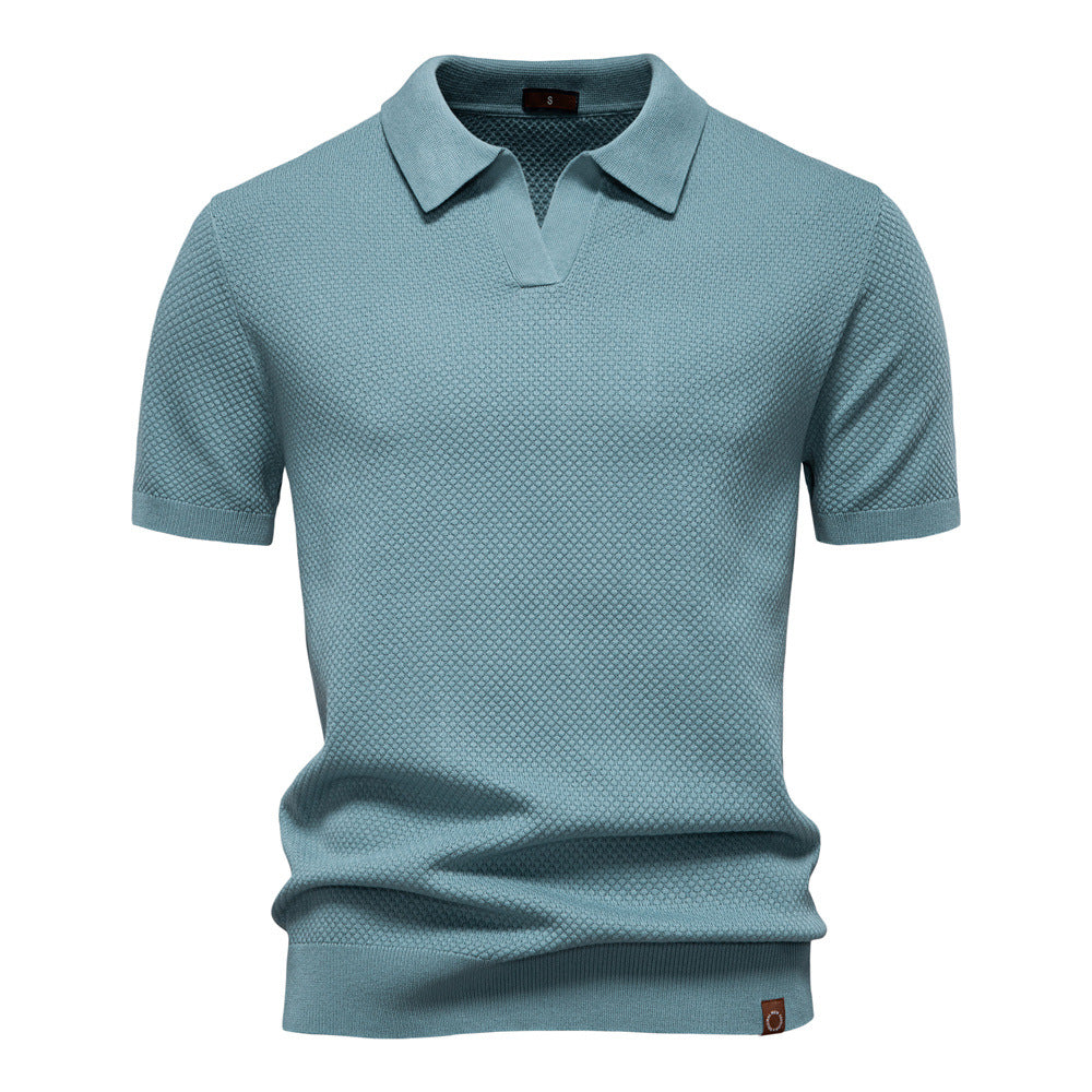 Rob – Textured Polo Shirt