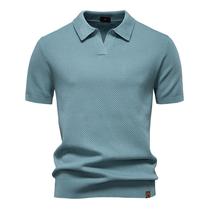 Rob – Textured Polo Shirt
