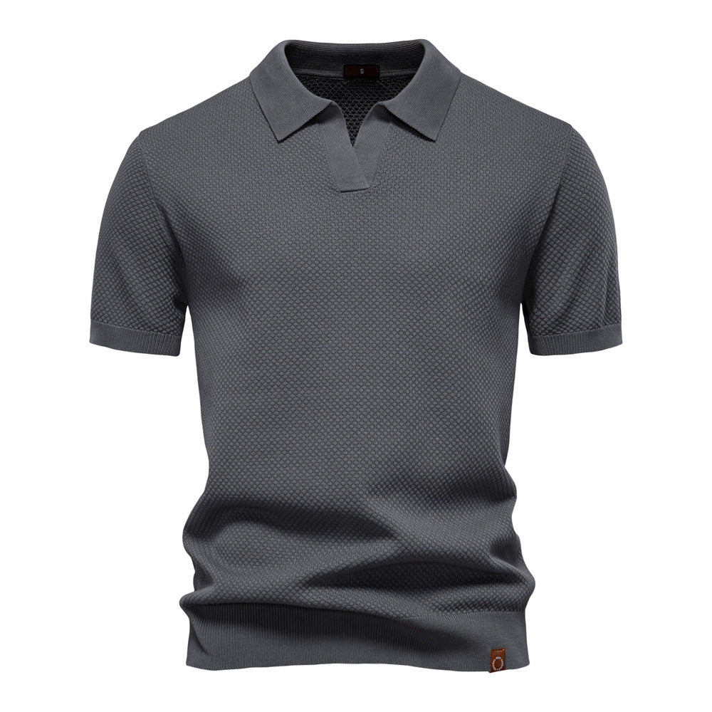 Rob – Textured Polo Shirt