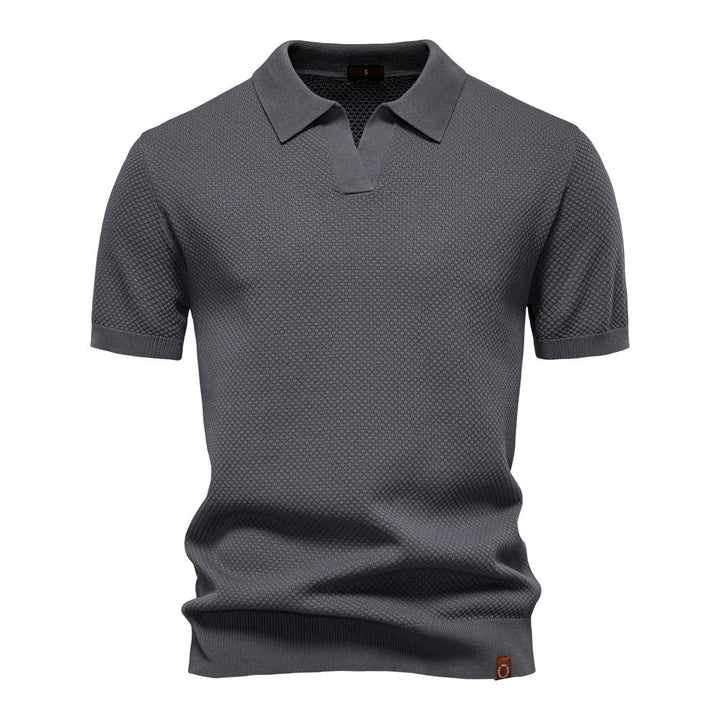 Rob – Textured Polo Shirt