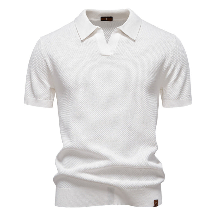 Rob – Textured Polo Shirt