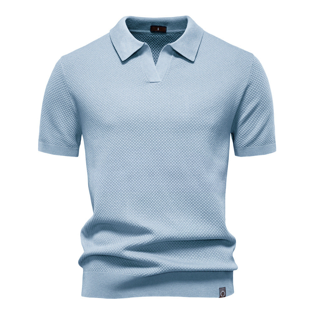 Rob – Textured Polo Shirt