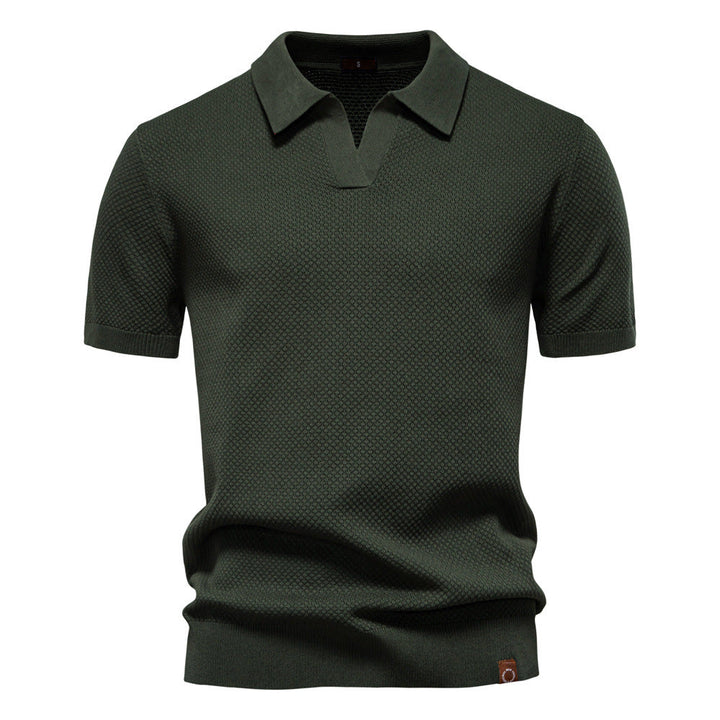 Rob – Textured Polo Shirt