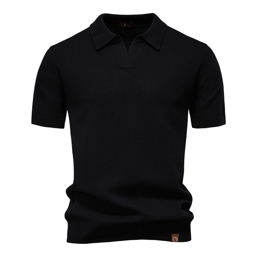 Rob – Textured Polo Shirt
