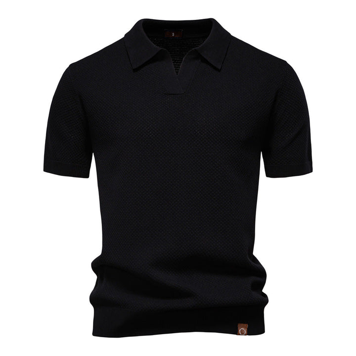Rob – Textured Polo Shirt