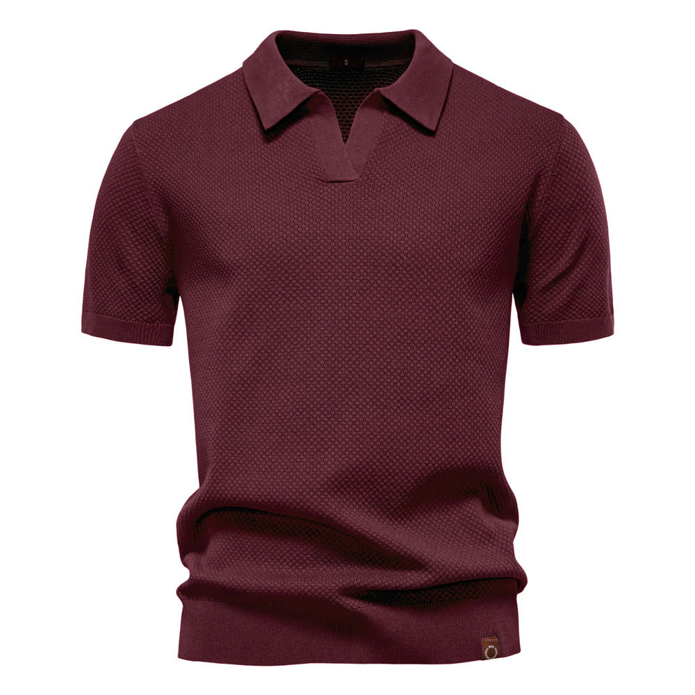 Rob – Textured Polo Shirt