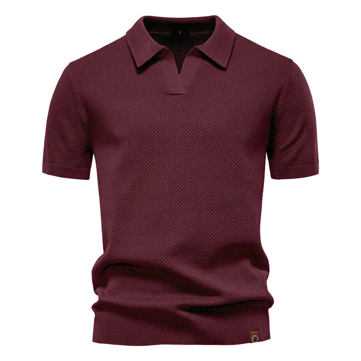 Rob – Textured Polo Shirt