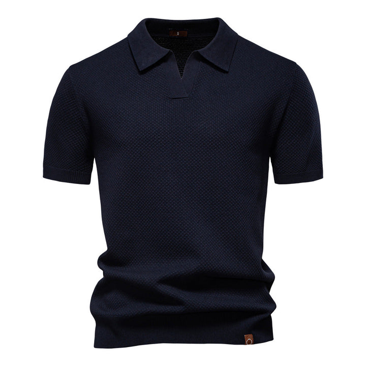 Rob – Textured Polo Shirt