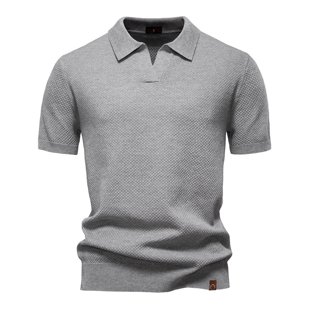 Rob – Textured Polo Shirt