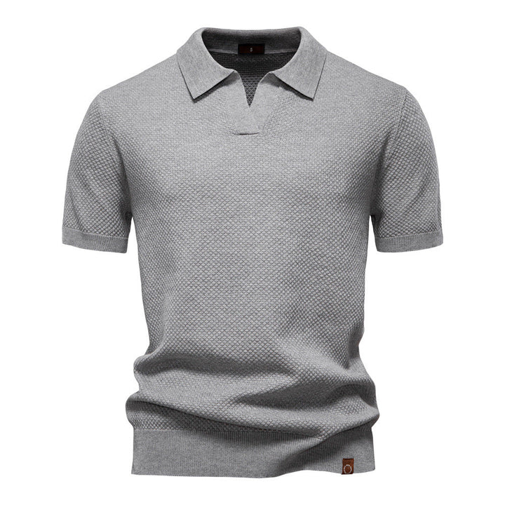 Rob – Textured Polo Shirt