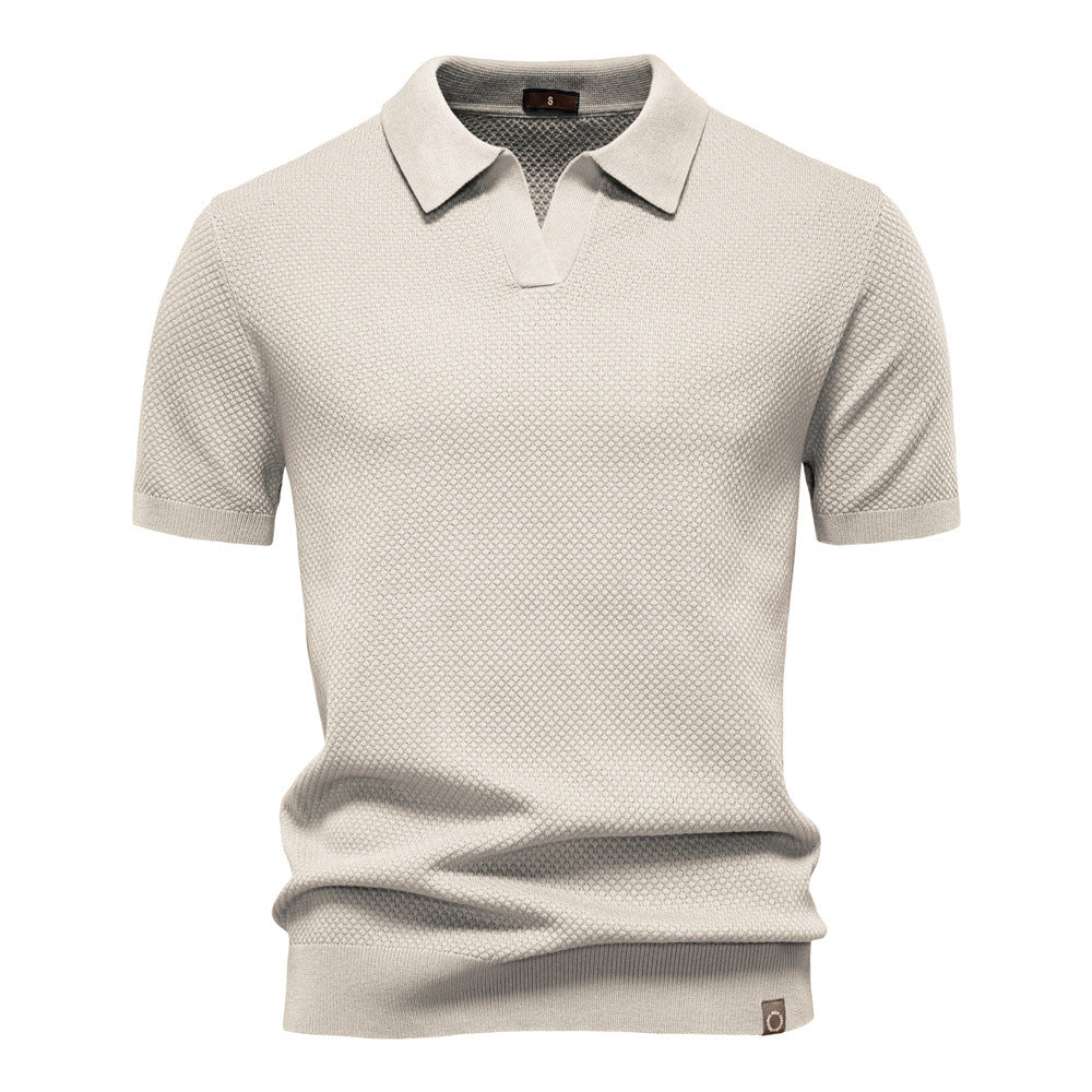 Rob – Textured Polo Shirt