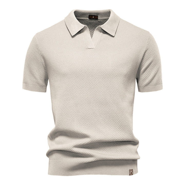 Rob – Textured Polo Shirt