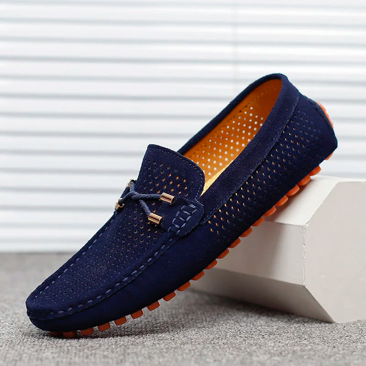 GIANNI | PERFORATED LEATHER LOAFERS