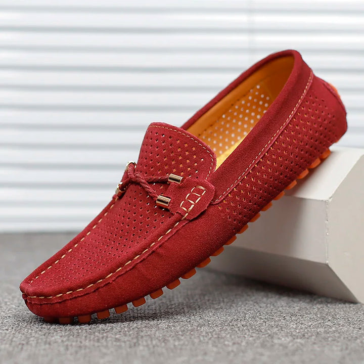 GIANNI | PERFORATED LEATHER LOAFERS