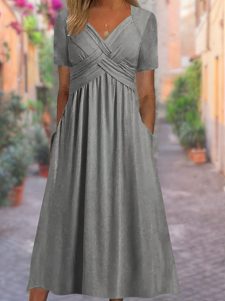 Fiona | Comfortable V-Neck Dress