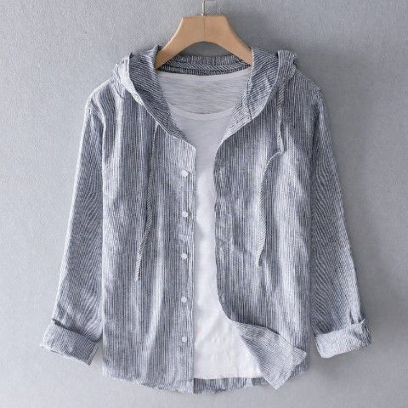 NOVA -  LINEN HOODIE