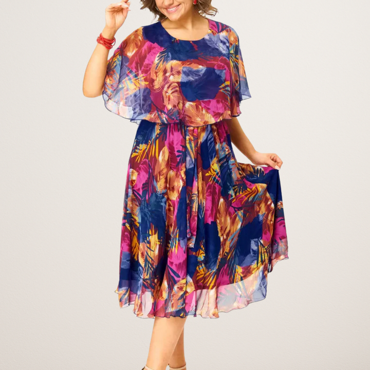 LILY | COMFORTABLE PLUS SIZE CHIFFON DRESS